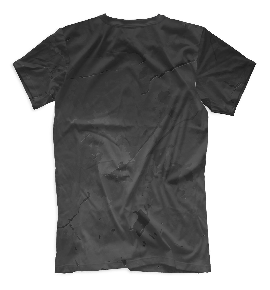 Мужская футболка с принтом Обитель зла  - фото 2-спина