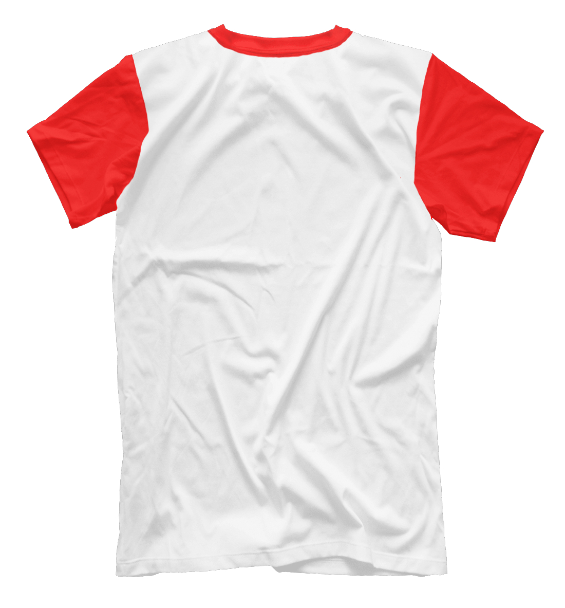 Мужская футболка с принтом Могучие рейнджеры  - фото 2-спина