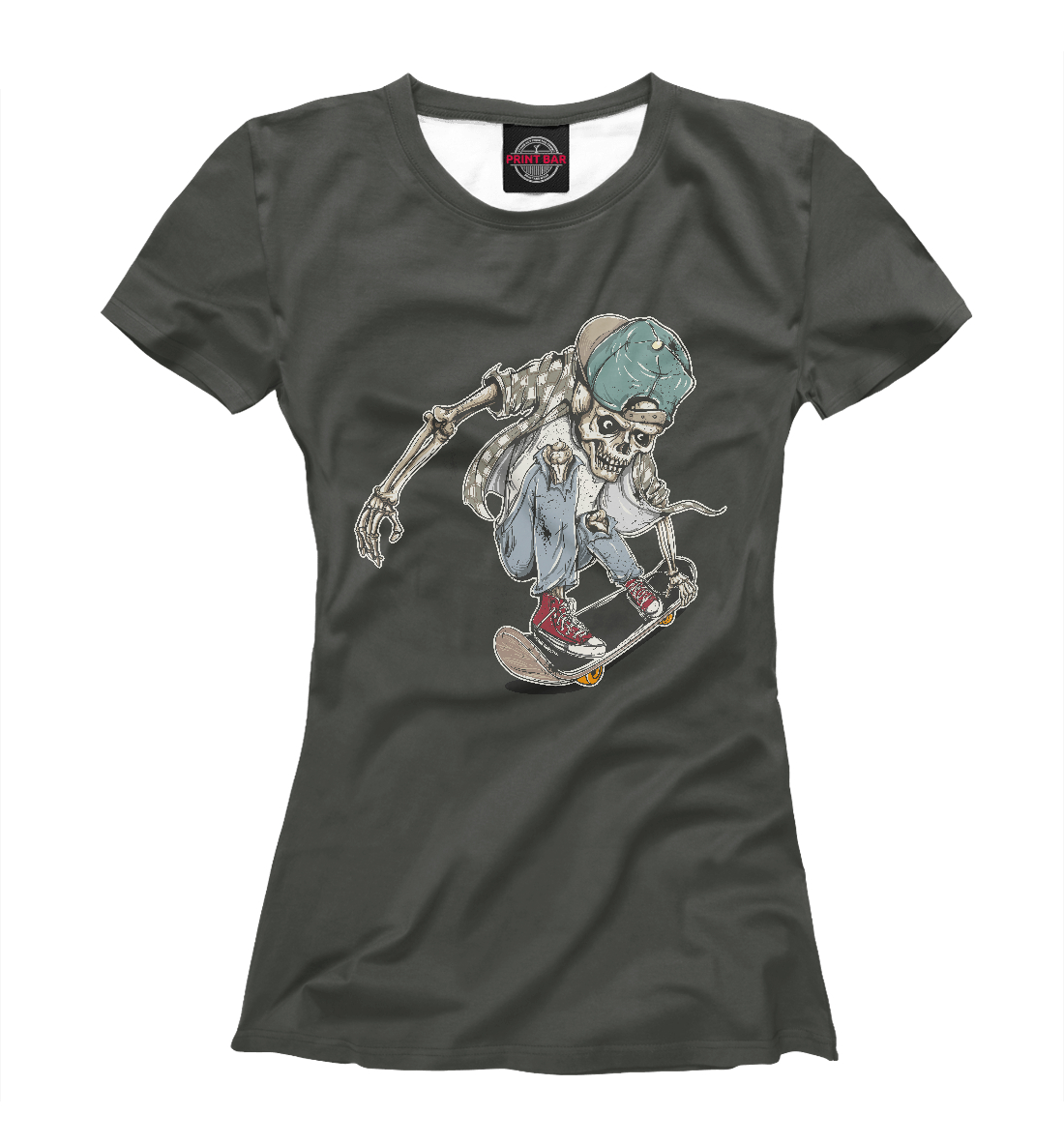 Женская футболка Skeleton
