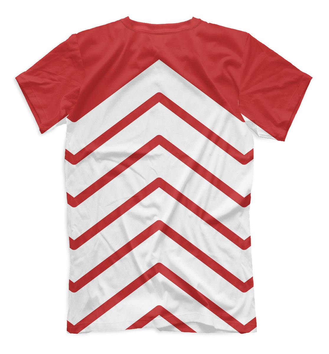 Мужская футболка с принтом Црвена Звезда  - фото 2-спина