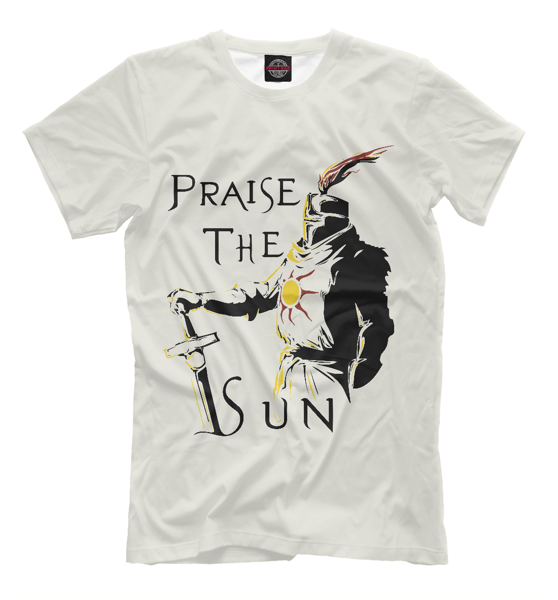 Мужская футболка с принтом Praise The Sun