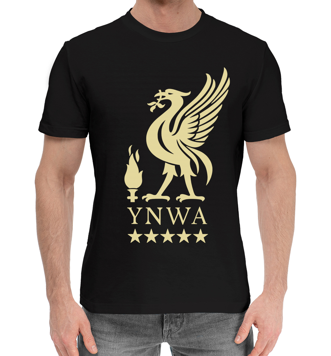 Мужская Хлопковая футболка Liverpool, артикул LVP-331303-hfu-2mp