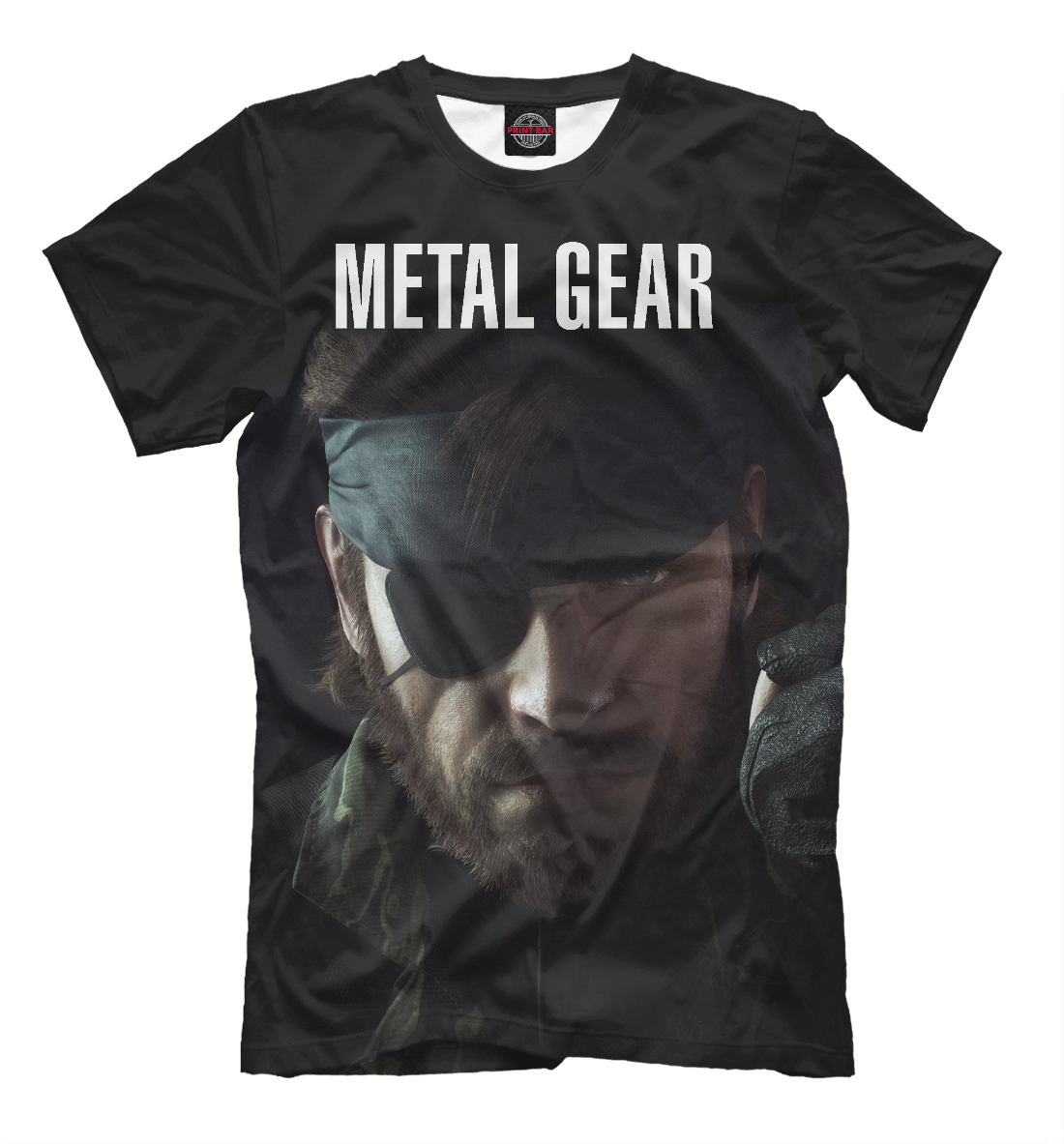 Мужская футболка с принтом Metal Gear