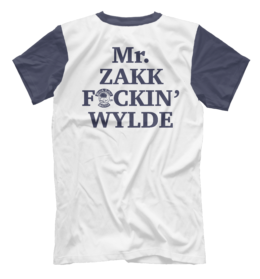 Мужская футболка с принтом Zakk Wylde  - фото 2-спина