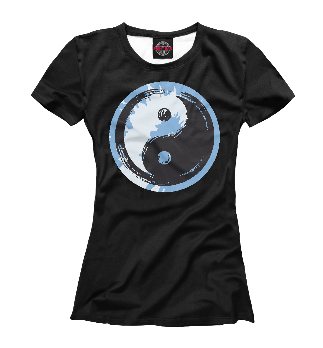 Женская футболка с принтом Yin Yang
