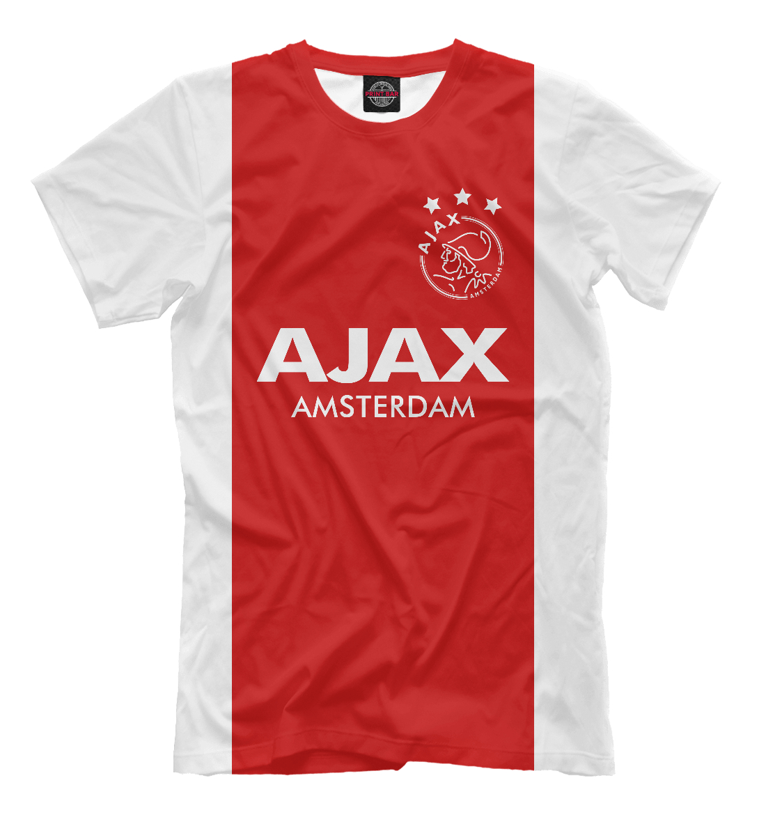 Мужская футболка с принтом Аякс Амстердам