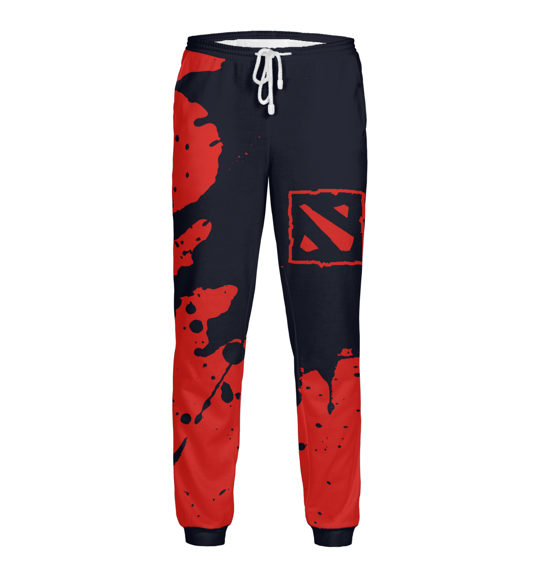 Мужские спортивные штаны с принтом Dota 2 + Краска