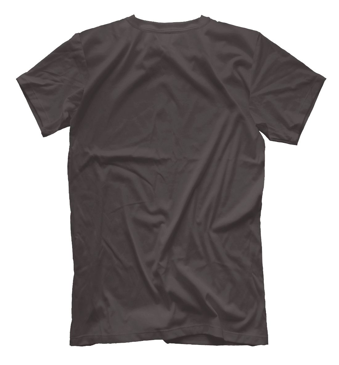 Мужская футболка с принтом Retro vynil  - фото 2-спина