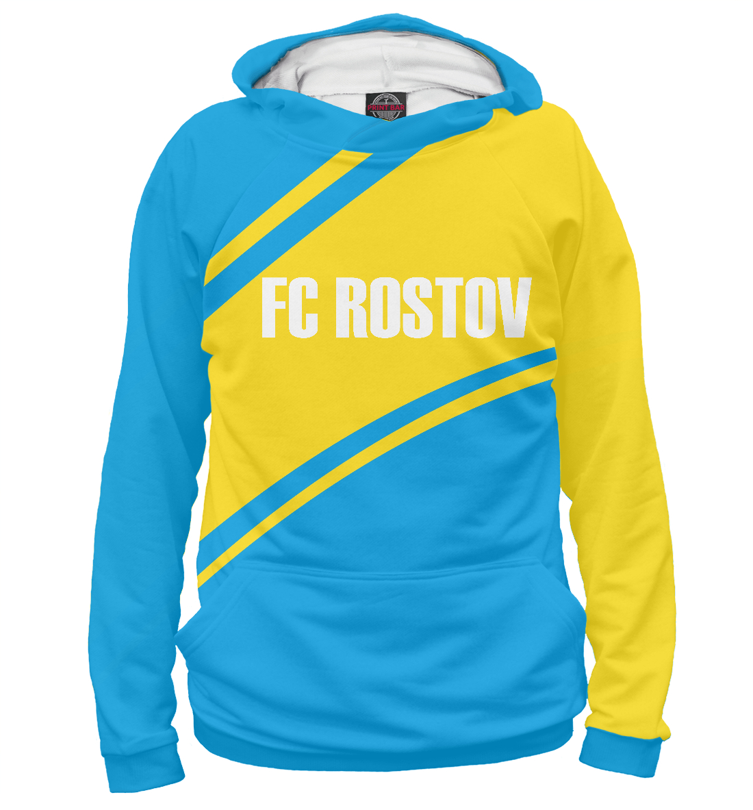 Мужское худи с принтом FC Rostov