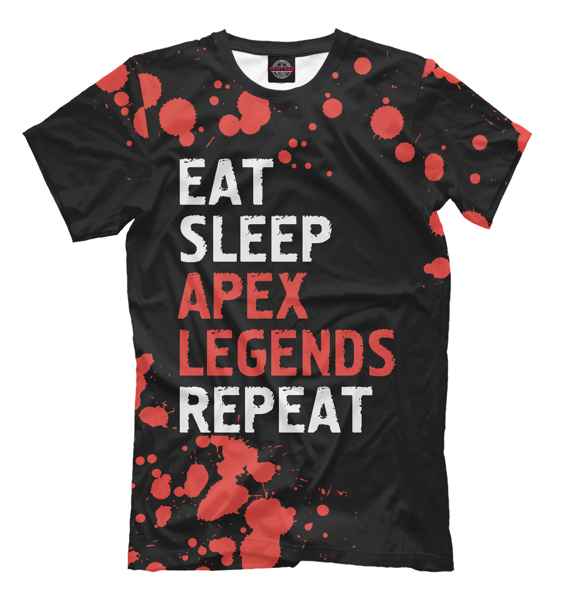 Мужская футболка с принтом Eat Sleep Apex Legends Repeat