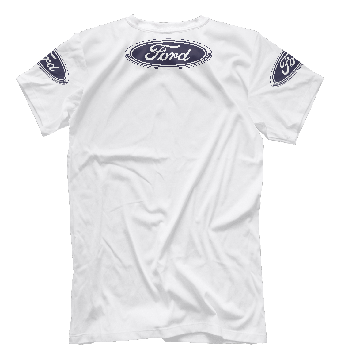 Мужская футболка с принтом Ford  - фото 2-спина