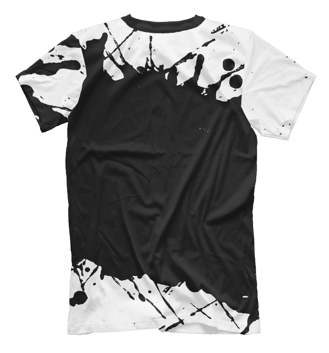 Мужская футболка с принтом Виталя + Тигр  - фото 2-спина