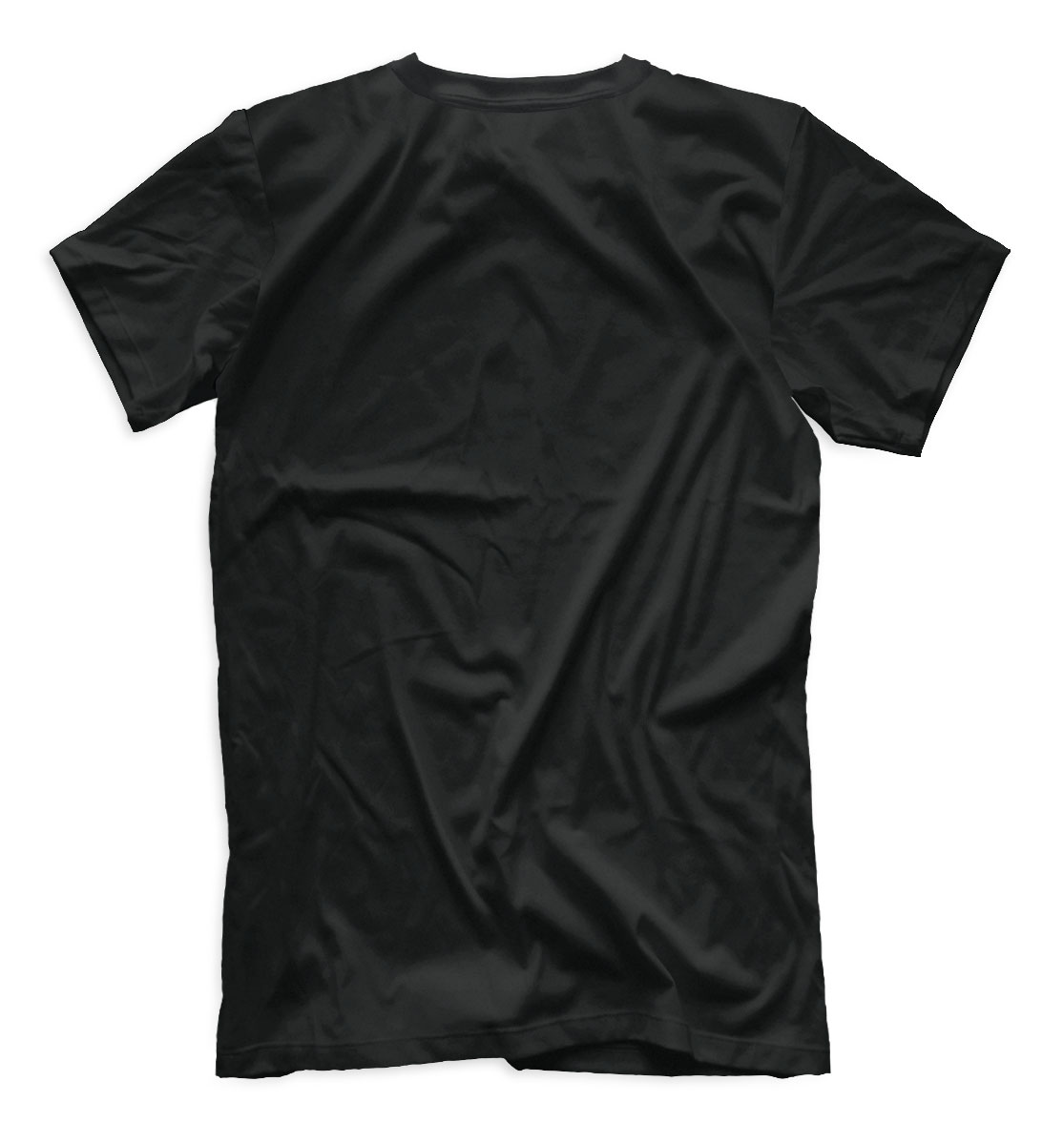 Мужская футболка с принтом Кис-Кис  - фото 2-спина