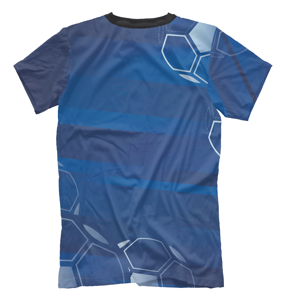 Мужская футболка с принтом Inter FC #1  - фото 2-спина