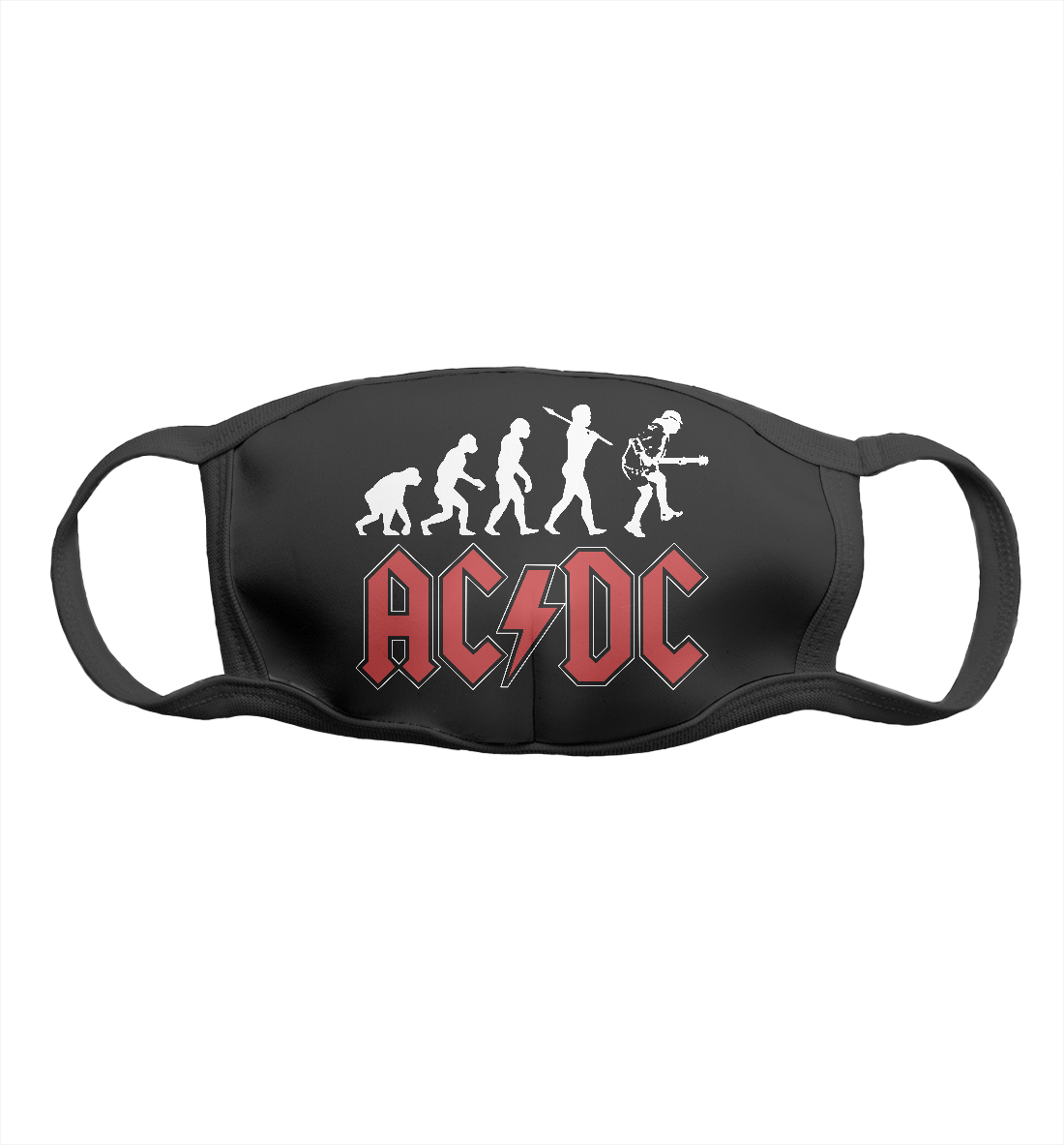 Маска тканевая с принтом AC/DC