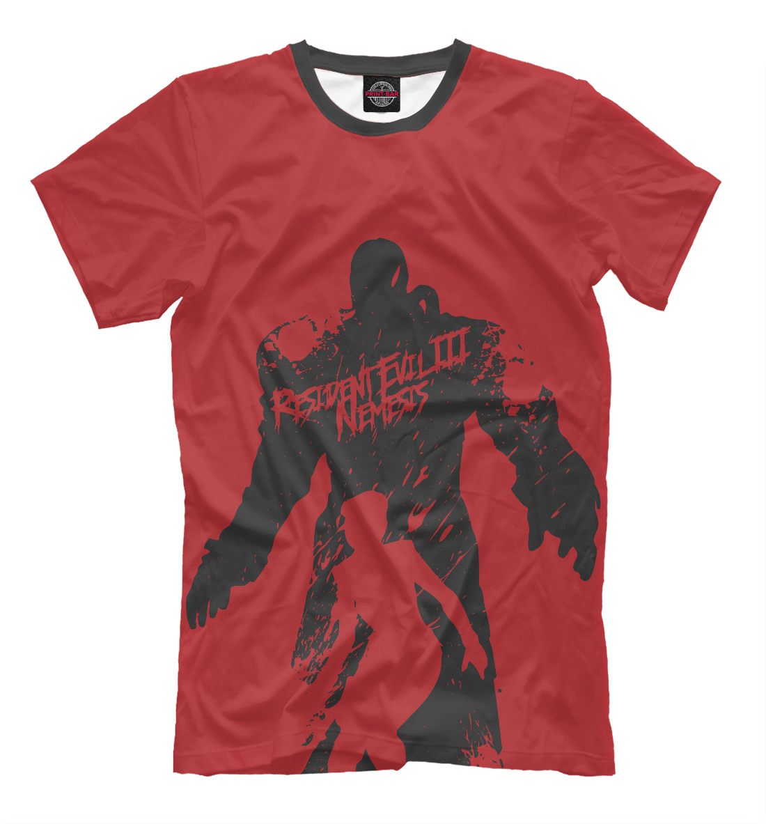 Мужская футболка с принтом Resident Evil 3 Nemesis