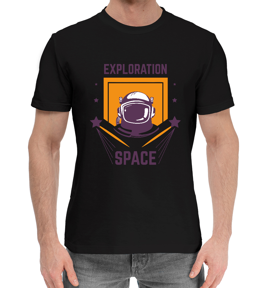 Хлопковая футболка Исследование Космоса
