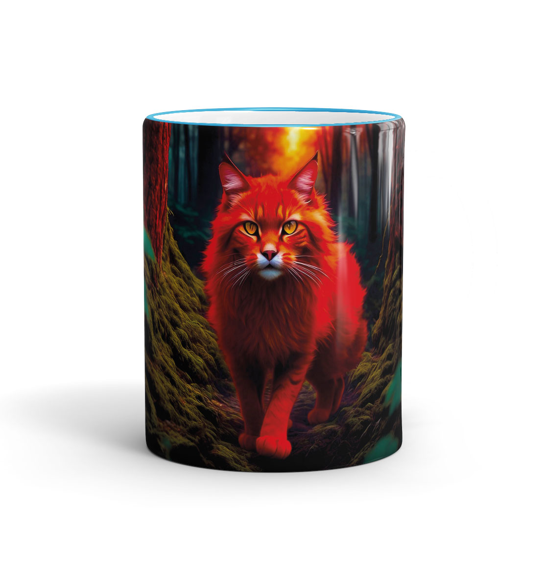 Кружка-чашка для чая кофе Мейн-кун (Коты) за 710 ₽ на заказ с принтом ...