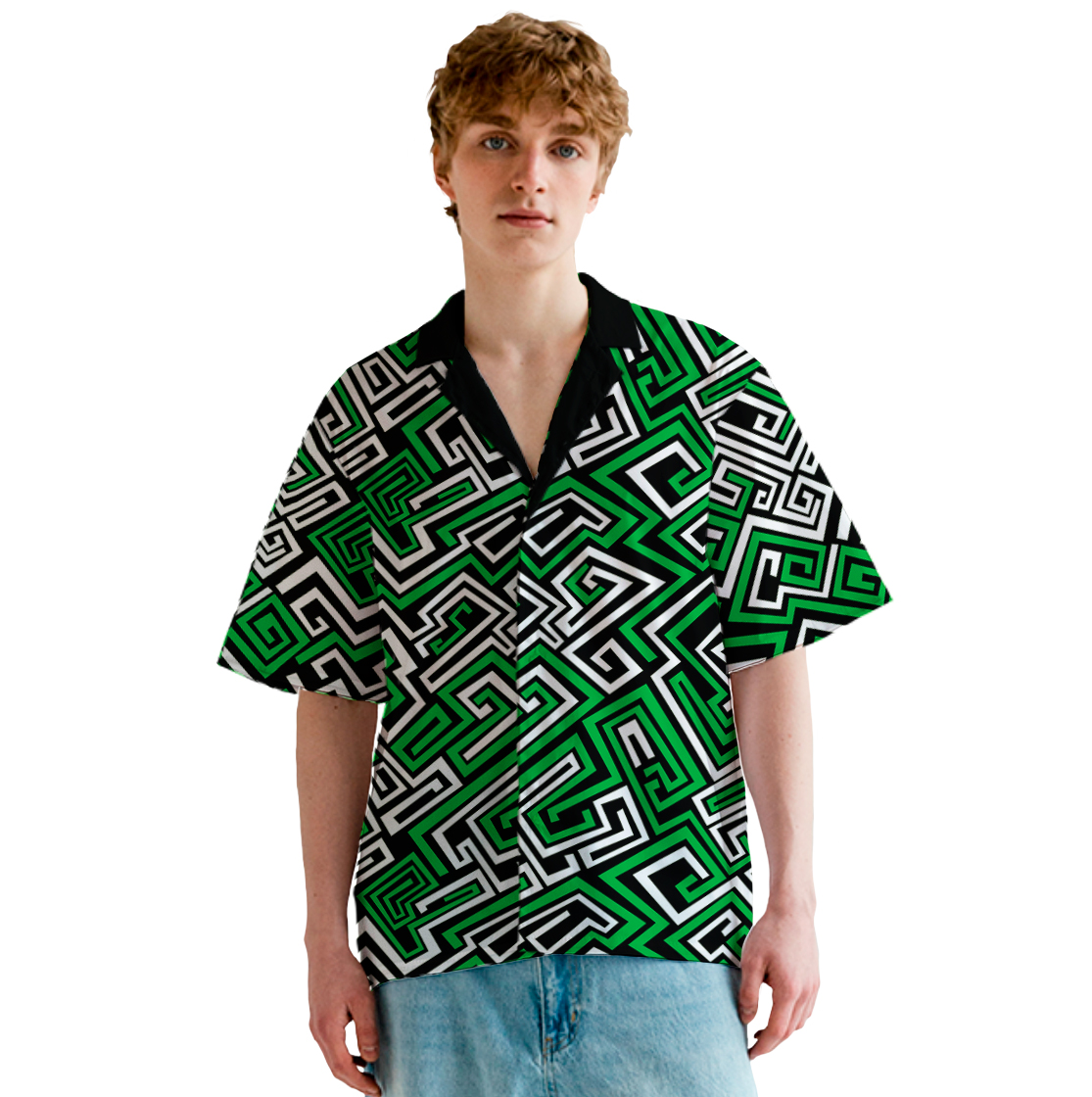 Geometric Мужская гавайская рубашка купить за 3099 ₽ в интернет ...