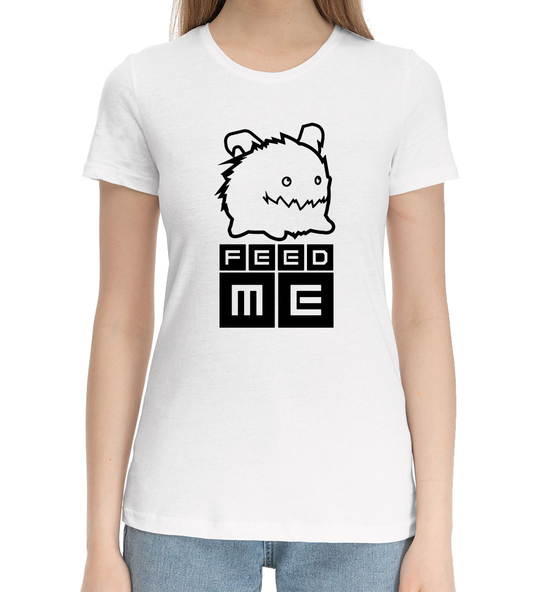 Женская Хлопковая футболка с принтом Лига легенд, артикул LOL-451464-hfu-1mp