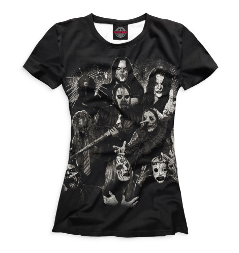 

Футболки Print Bar, Белый, Slipknot