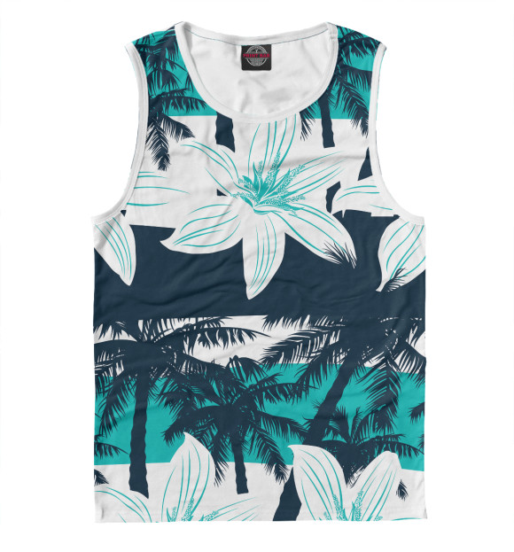 Майка для мальчика с изображением Hawaii цвета Белый