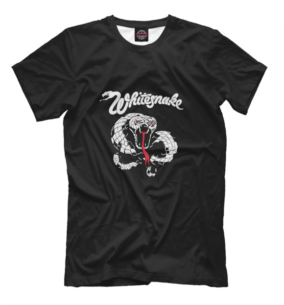 Футболка для мальчиков с изображением Whitesnake цвета Белый