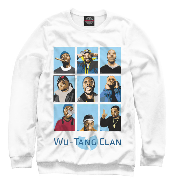 Свитшот для мальчиков с изображением Wu-Tang Clan цвета Белый