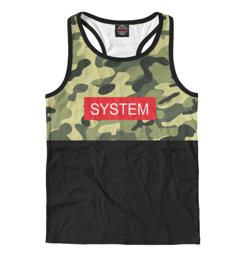 

Майки борцовки Print Bar, Белый, System полукамуфляжный