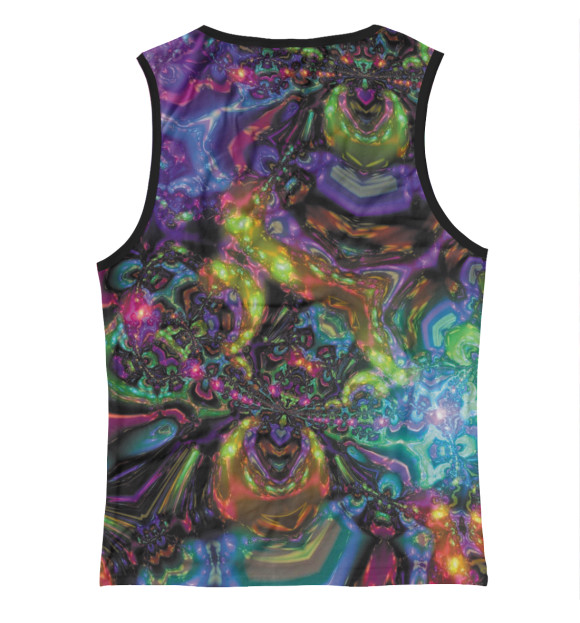 Майка для девочки с изображением Psychedelic цвета Белый