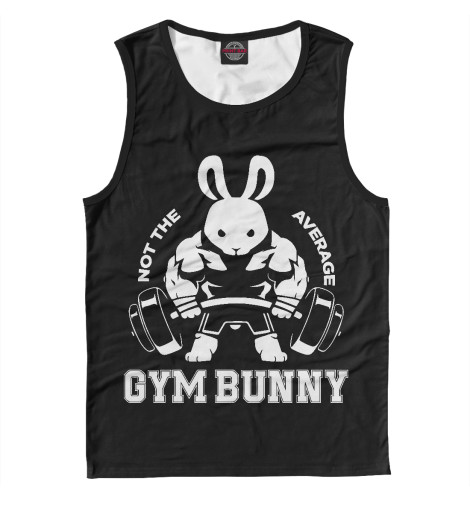 

Майки Print Bar, Белый, Gym Bunny