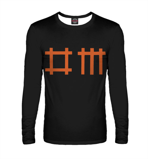 Мужской лонгслив с изображением Depeche Mode цвета Белый