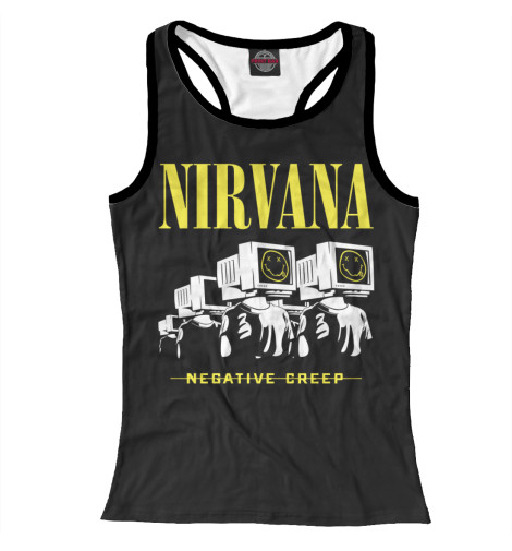 

Майки борцовки Print Bar, Белый, Nirvana