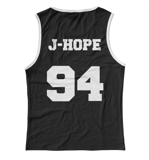 Майка для девочки с изображением J-Hope 94 цвета Белый