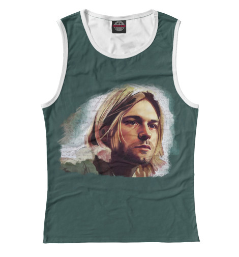 

Майки Print Bar, Белый, Kurt Cobain