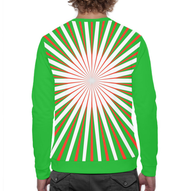 Мужской свитшот с изображением Казань цвета Белый