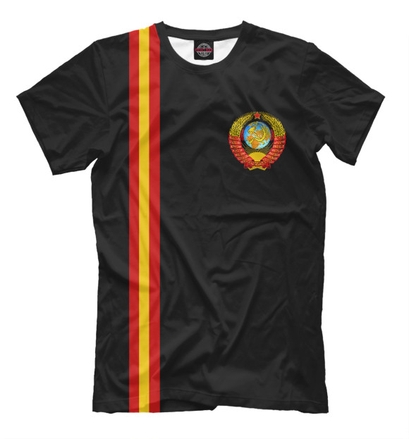 Футболка для мальчиков с изображением СССР цвета Черный