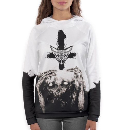 

Худи Print Bar, Белый, Хоррор