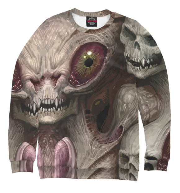 Свитшот для мальчиков с изображением Eye цвета Белый