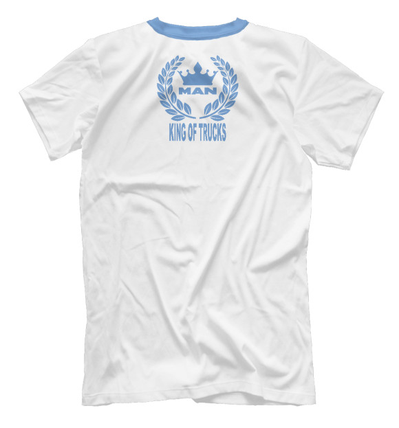 Футболка для мальчиков с изображением MAN король грузовиков цвета Белый