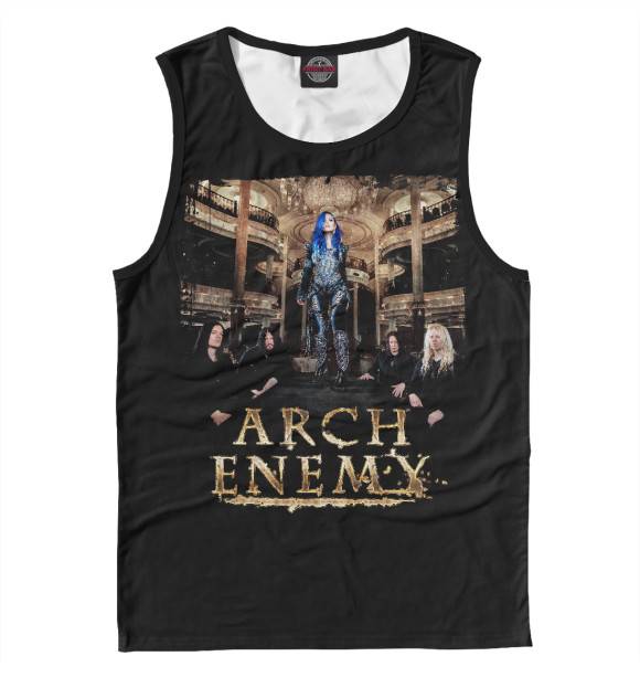 Майка для мальчика с притом Arch Enemy цвета Белый Майка для мальчика с изображением Arch Enemy цвета Белый