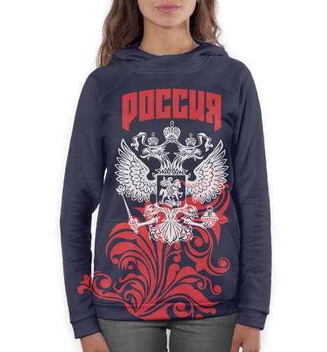 

Худи Print Bar, Белый, Сборная России