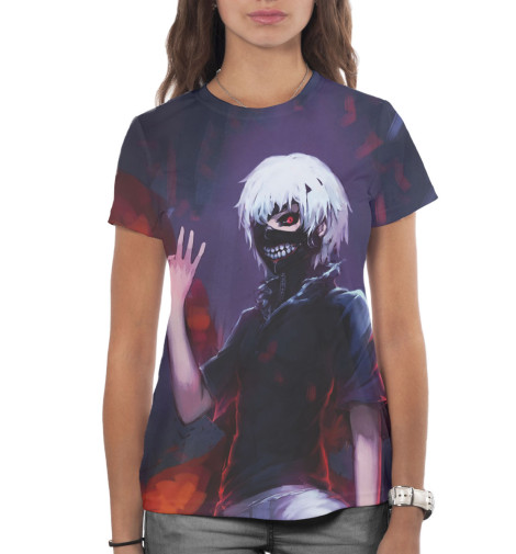 

Футболки Print Bar, Белый, Ken Kaneki