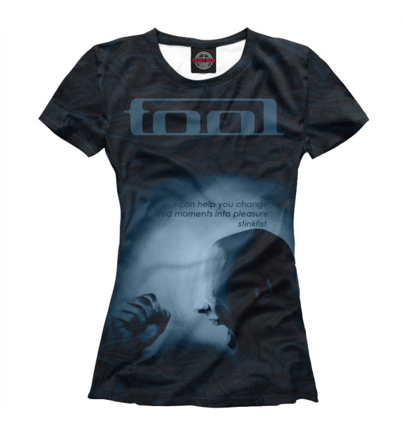 Женская футболка с изображением Tool цвета Белый