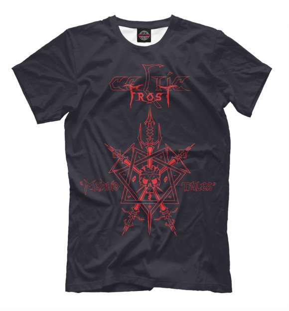 Мужская футболка с изображением Celtic Frost цвета Черный