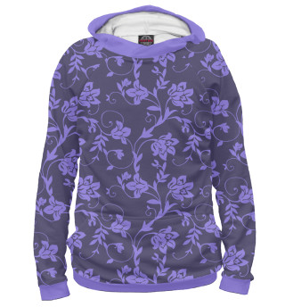 Мужское худи Floral (Purple)