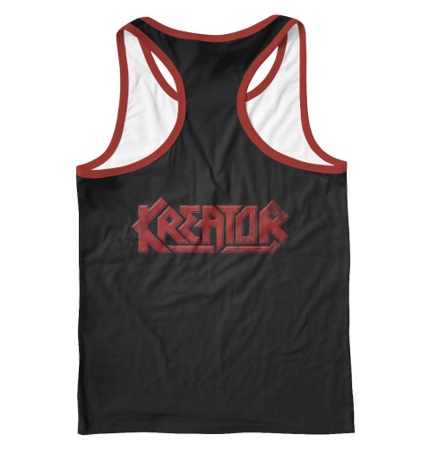 

Майки борцовки Print Bar, Белый, Kreator - thrash metal band