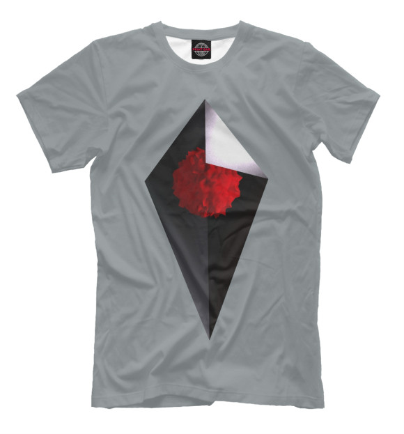 Мужская футболка с изображением No Man’s Sky цвета Серый