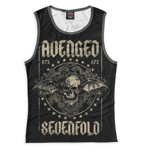 

Майки Print Bar, Белый, Avenged Sevenfold