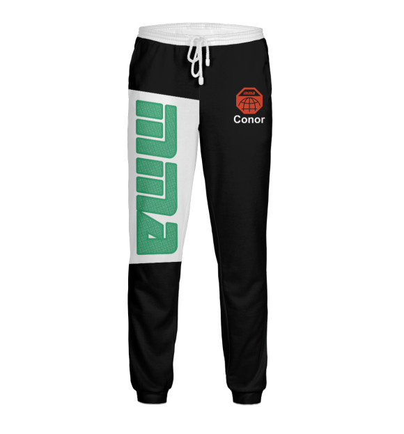 Мужские спортивные штаны с изображением Конор МакГрегор ММА цвета Белый